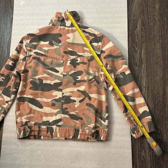 Zara Kid’s Camouflage Jacket 10 Utility Fall Faded Look Dopamine Classic Casual - Picture 11 of 12